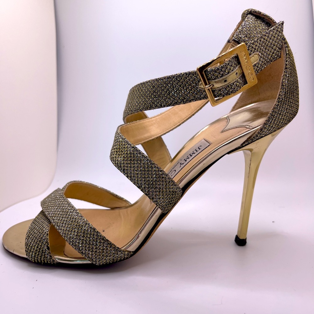 SOLD - Dazzling Jimmy Choo evening sandals